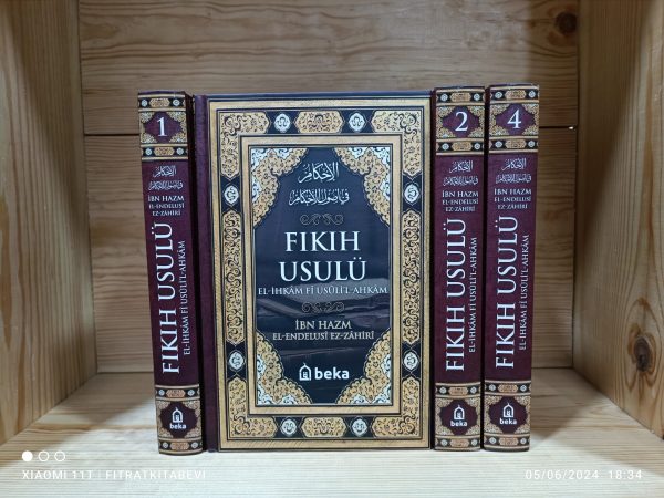 IMG_20240605_183437 Fıkıh Usulü - el İhkam fi Usulil Ahkam (4 Cilt Takım)